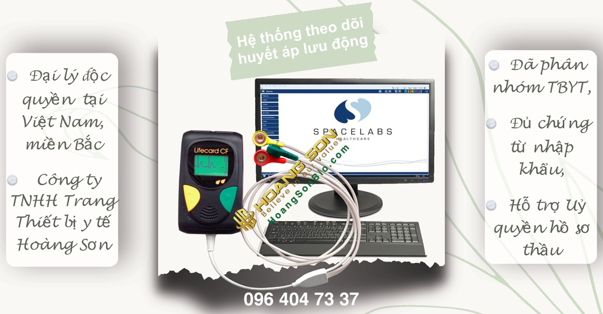 Authorization in North of Vietnam - Spacelab Healthcare - USA - Ambulatory Blood Pressure Monitoring System